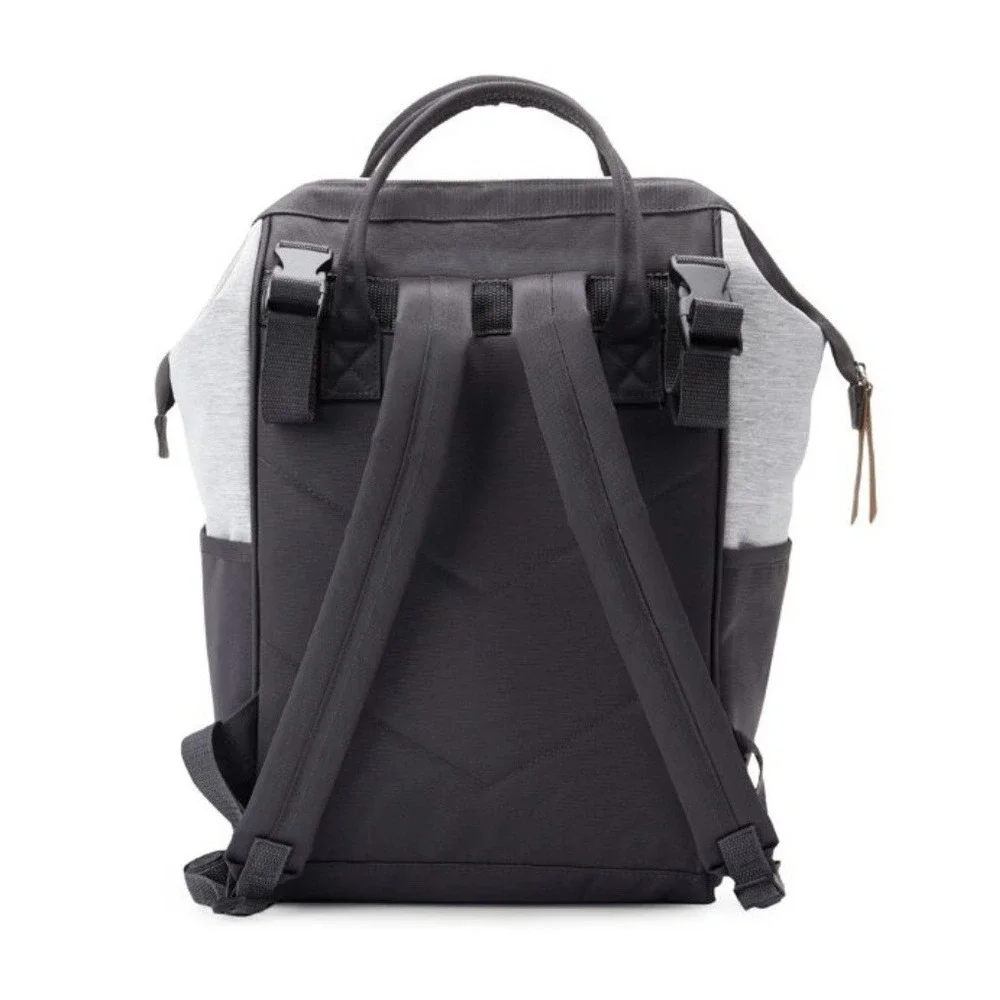 Baby Boom Gear Access Gray Backpack Diaper Bag